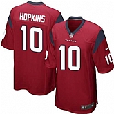 Nike Men & Women & Youth Texans #10 Hopkins Red Team Color Game Jersey,baseball caps,new era cap wholesale,wholesale hats